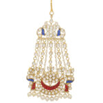 RED & BLUE PEACOCK HEAD JEWEL - Image 2