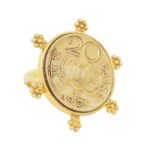 20 PAISE GOLD RING - Image 2