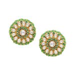 GREEN POLKI STUDS - Image 2