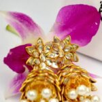 PINEAPPLE POLKI EARRINGS