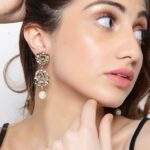 ANTIQUE EARRINGS WITH A PEARL DROP