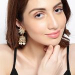 PINEAPPLE POLKI EARRINGS - Image 3