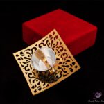 ORNATE GOLD DIYA PLATE