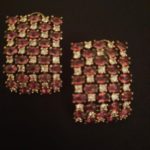 SQUARE EARRING TOPS WITH CRYSTALS - Image 2